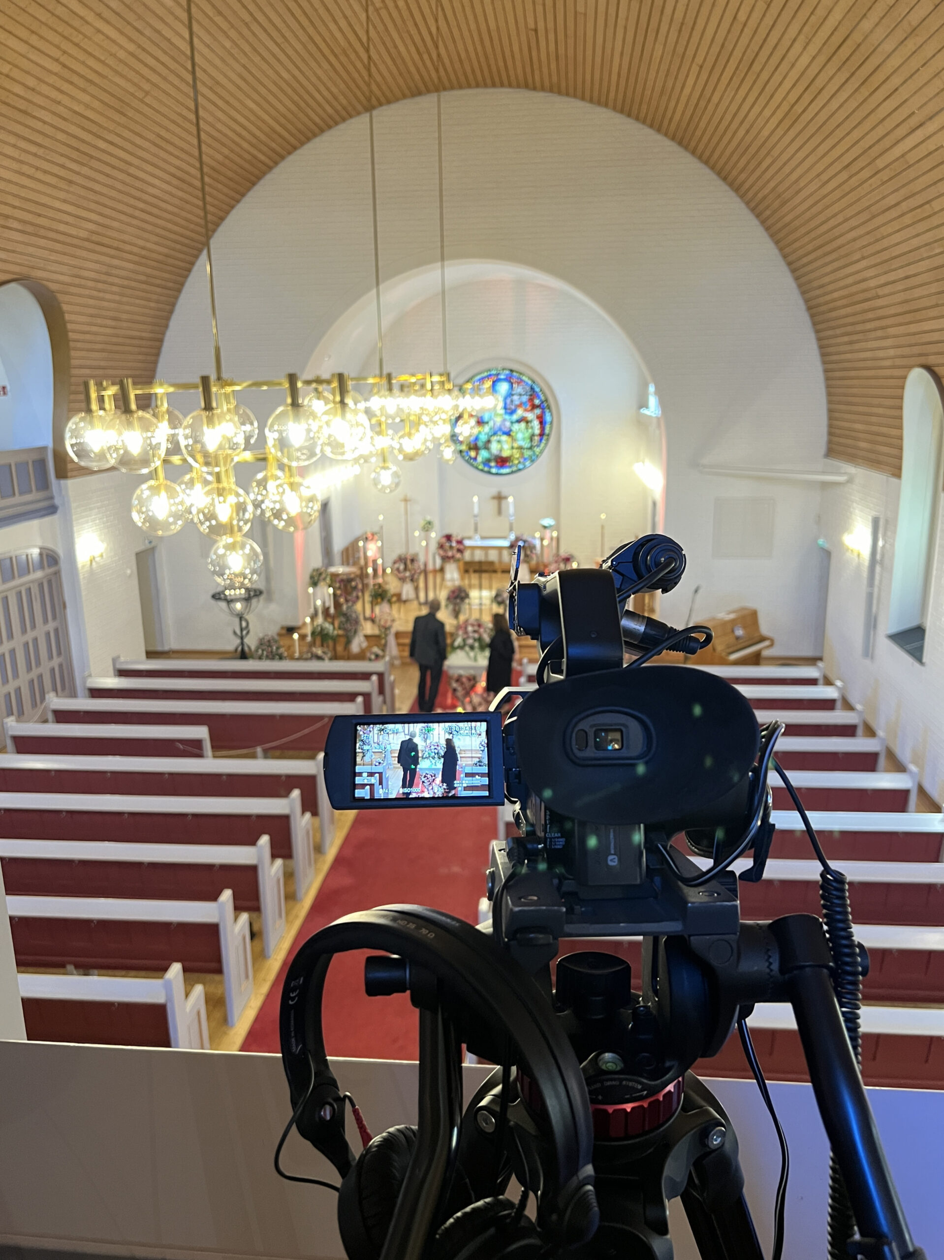 Opptak av begravelsesseremoni
