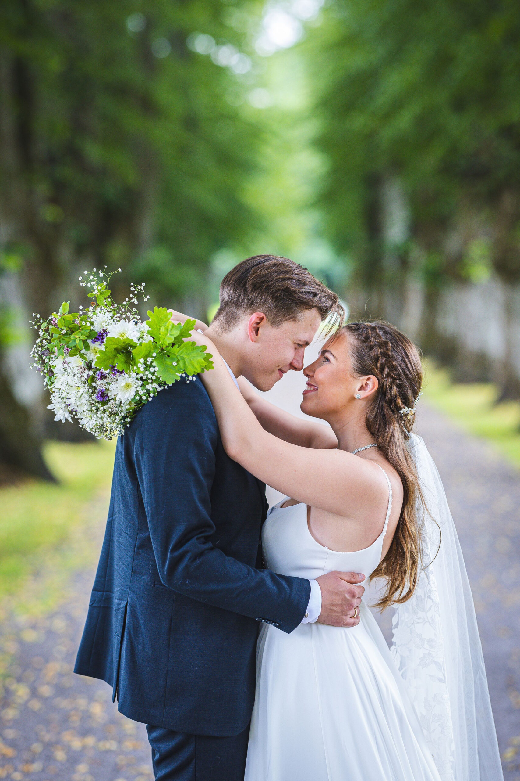 Bryllupsfotografering i Halden – romantisk