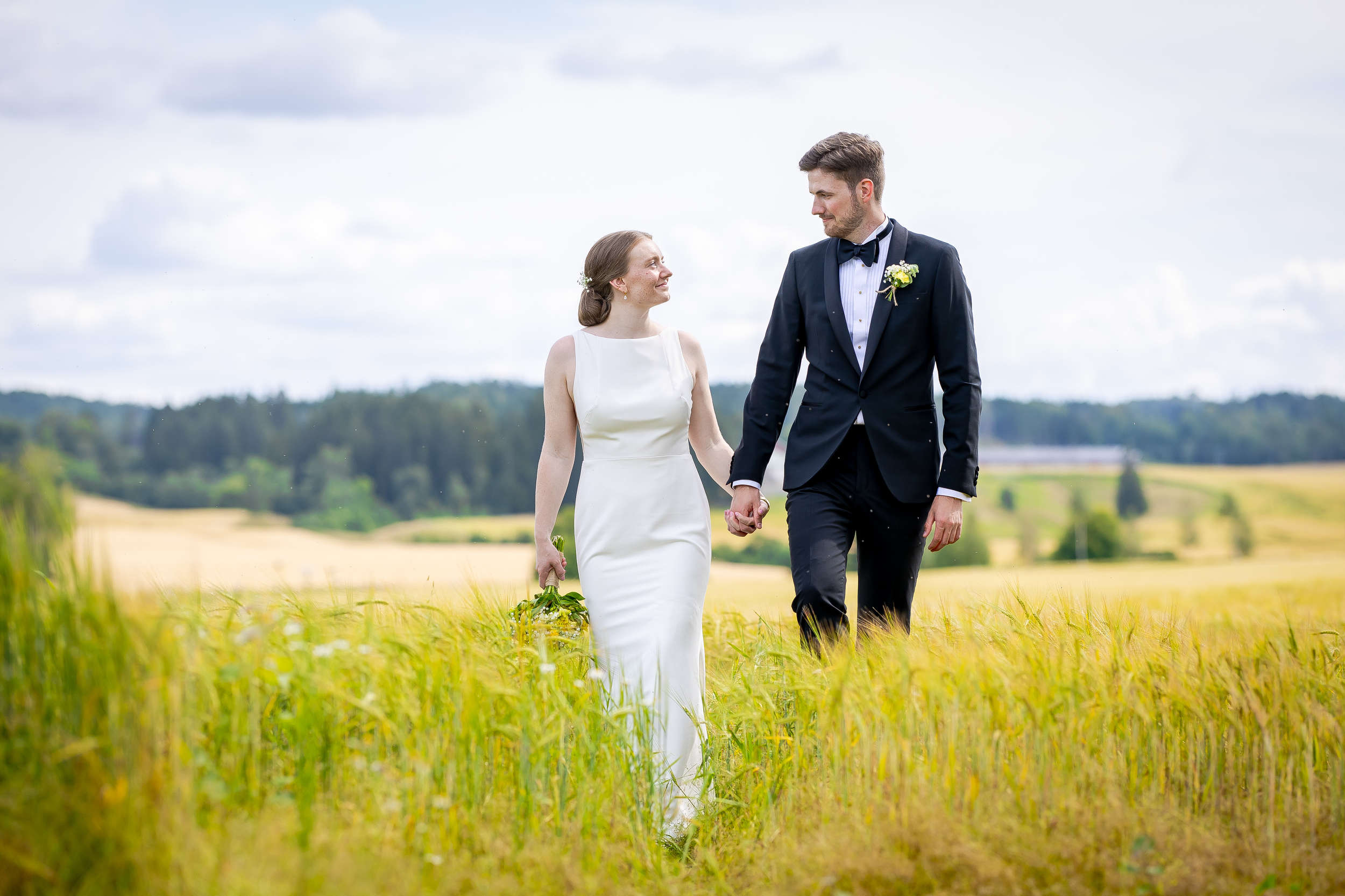 Bryllupsfotografering i Trøgstad – Karen og Eirik