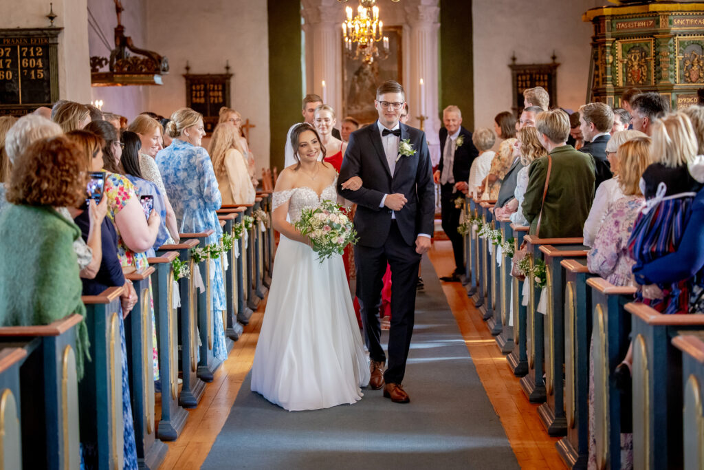 Bryllupsfotografering i Hafslundparken i Sarpsborg