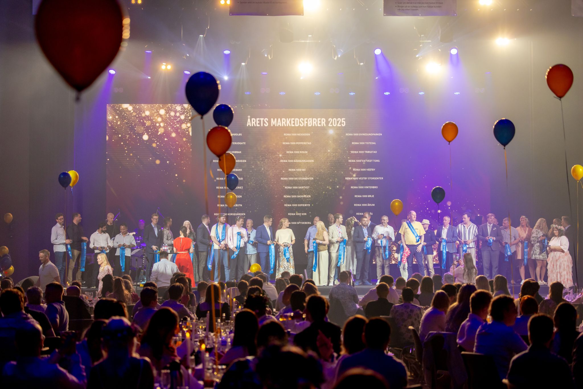 Eventfotograf under Rema 1000 sitt regionshow i Moss