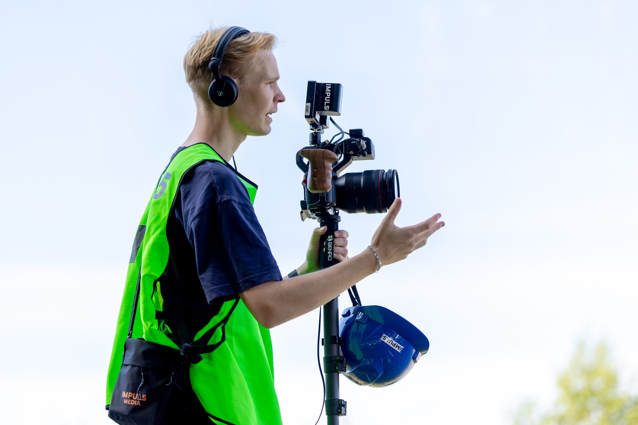 Jesper Malthus-Andersen på jobb for Impuls Media