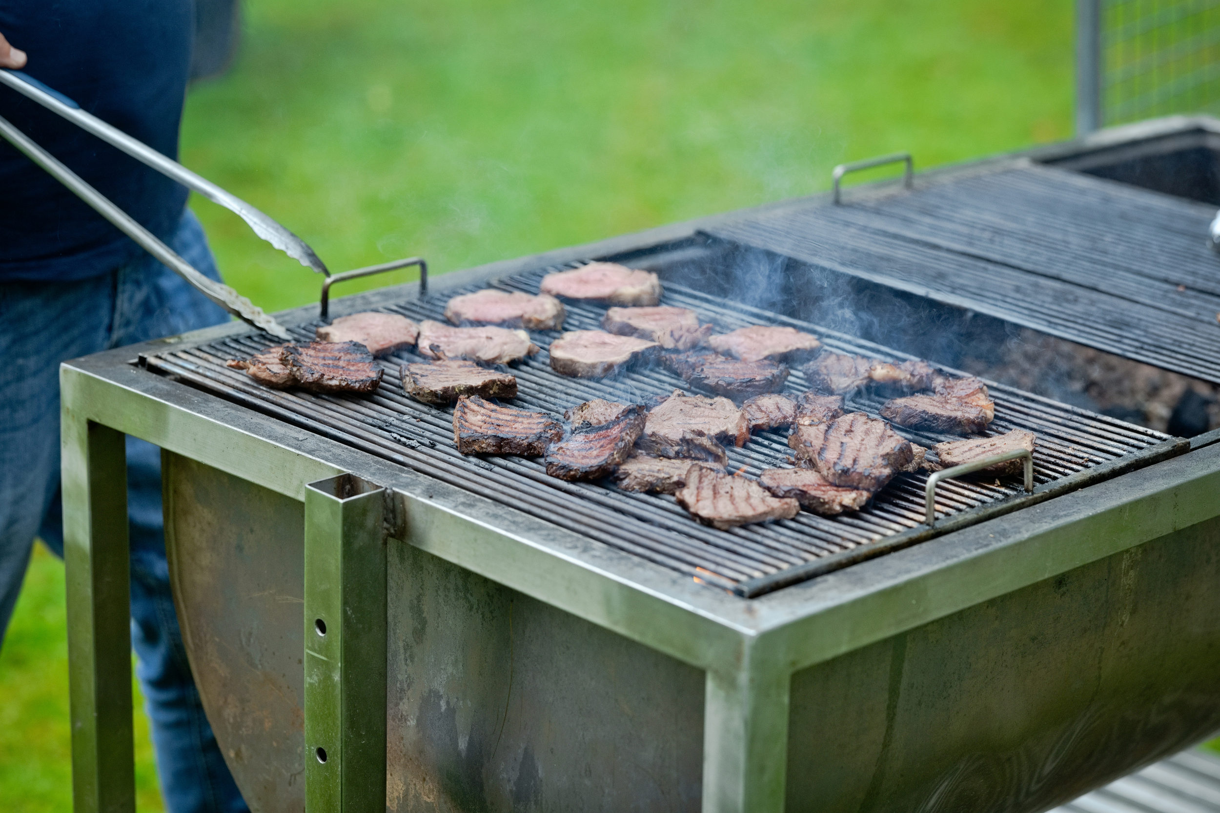Bryllupsmottakelse med grilling på Berby Herregård, Halden